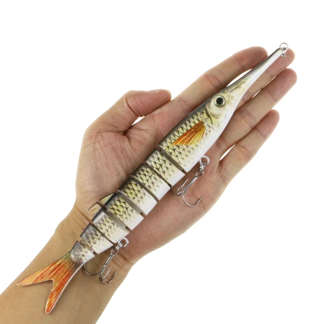 Lifelike Multi Jointed Garfish Fishing Lure 23.5cm 54.7g Artificial Hard Bait  Swimbait Wobblers Fish Lure - AliExpress