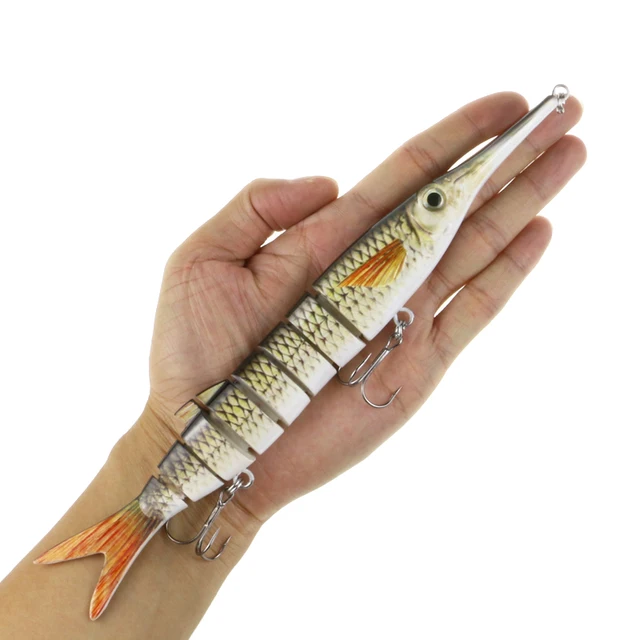 Lifelike Multi Jointed Garfish Fishing Lure 23.5cm 54.7g Artificial