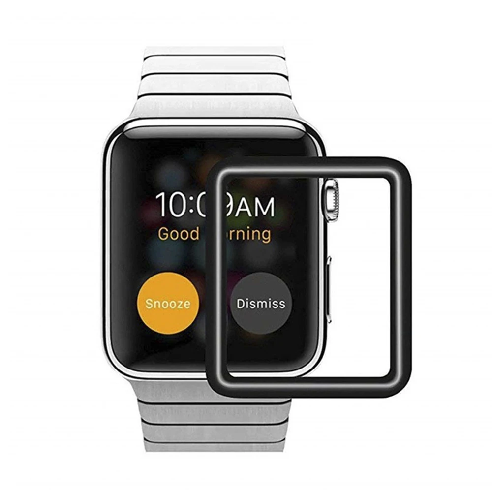 Хохлатая Защитная пленка для Apple Watch 4 40 мм 44 мм 3D изогнутое Защитное стекло для iwatch серии 3/2/1 42 мм 38 мм