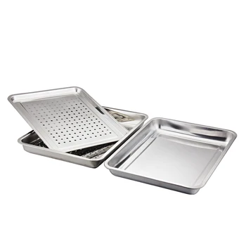 

Stainless Steel Tea Tray Drainage water Storage Kung Fu Tea Tray Drawer Tea Room Board Table Chinese tea ceremony tools