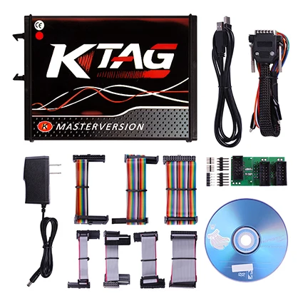 KESS V2 V5.017 SW V2.47/KTAG V7.020 K TAG Manager тюнинговый комплект BDM Рамка ECU чип тюнинговый инструмент программист автомобильный диагностический инструмент - Цвет: red pcs ktag