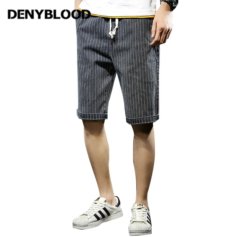 Шорты мужские джинсовые в стиле хип-хоп 331 | Мужская одежда