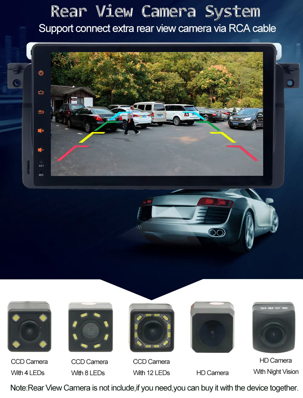 Excellent 9" Android 8.0 4GB RAM Car DVD Player For BMW 3 Series E46 M3 318i 320i 325i 328i Rover 75 MG ZT Car GPS Navigation Stereo Radio 17