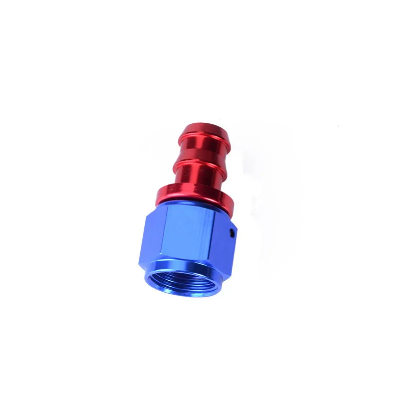 SPEEDWOW AN6 топливный нажимной шланг Конец алюминиевые фитинги масляный радиатор многоразовый адаптер 0 45 90 180 градусов масляная линия фитинг красно-синий