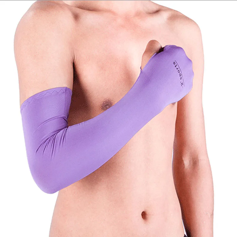 Arm warmers purple 2