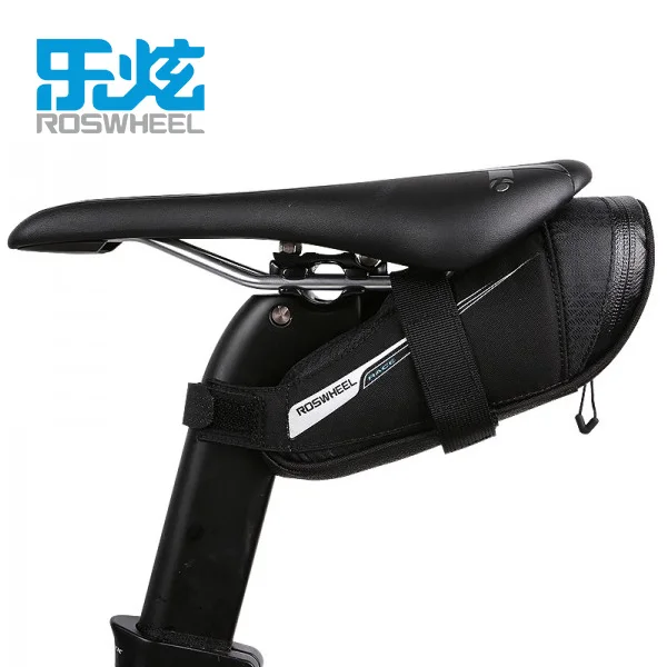 Серия ROSWHEEL RACEK, велосипедная сумка для хвоста, велосипедная сумка для седла, велосипедное снаряжение для верховой езды, органайзер, сумка, светильник, защита от дождя - Цвет: 131432x