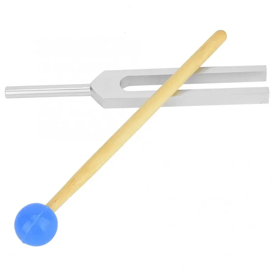 Aluminum Alloy 4096Hz Tuning Fork for Healing with Chakra Hammer and Bag Set Tuning Fork with Hammer