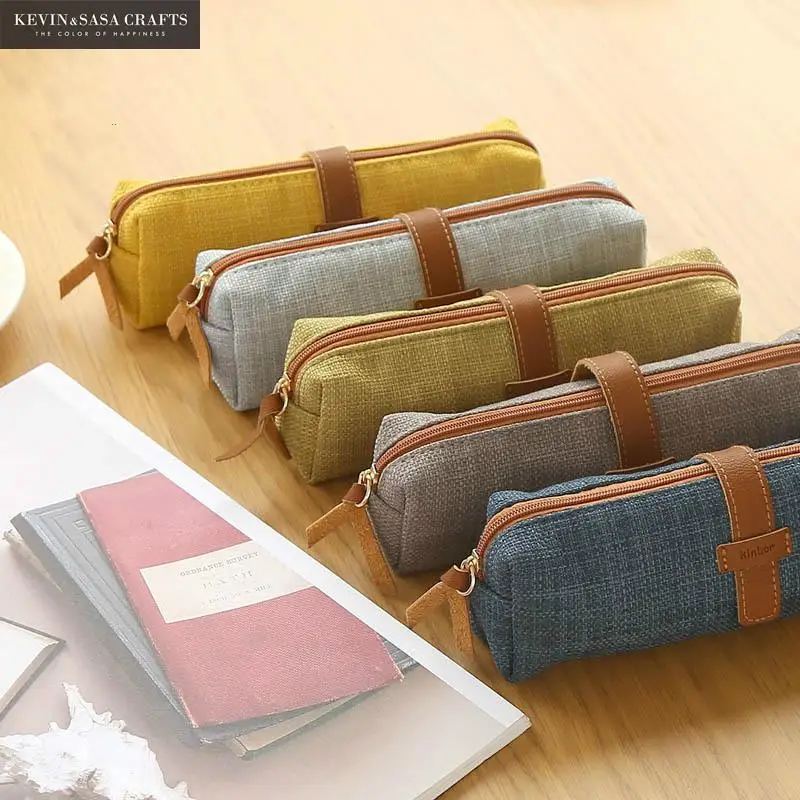 

Pencil Case Quality Fabric School Supplies Bts Stationery Gift Pencilcase School Cute Pencil Box School Tools School Pencil Bag