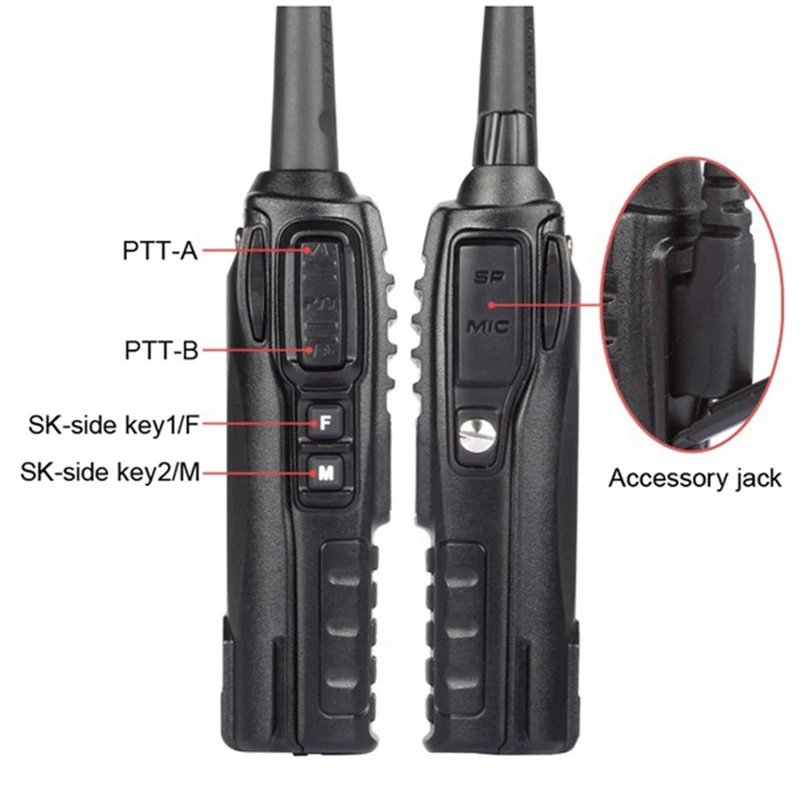 BAOFENG UV-82 Walkie Talkie 10 км Cb радио Baofeng УФ 82 UV82 Портативный портативная рация портативной Baofeng 82 ходьбы обсуждение Охота радио