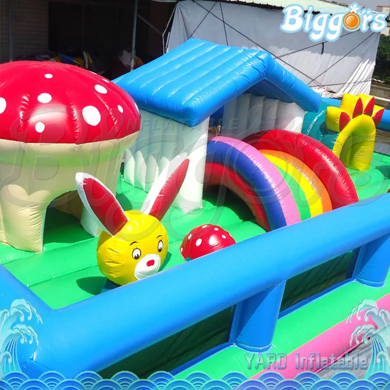 

2018 PVC Inflatable House Bouncy Castle Inflatable Trampoline Slide with Blower