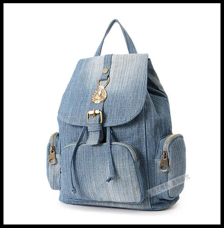 Jiessie& Angela ретро джинсовый рюкзак для девочек, модный консервативный стильный джинсовый хлопковый женский рюкзак, дорожные сумки для школы