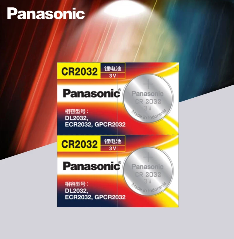 Panasonic 30 шт./лот cr 2032 кнопочные батареи 3 В литиевая батарея для часов с пультом дистанционного управления калькулятор cr2032