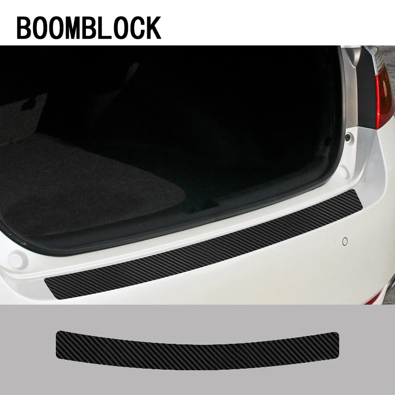 

Car Styling Carbon Fiber 3D Stickers For Alfa Romeo 159 BMW M Toyota Corolla VW Audi A4 B6 Mazda 6 Jeep Renegade Trunk Strips