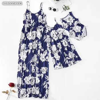 

Mom And Daughter Dreses Summer Floral Long Maxi Mother Daughter Dresses Family Look Family Matching Clothes Mommy And Me Clothes