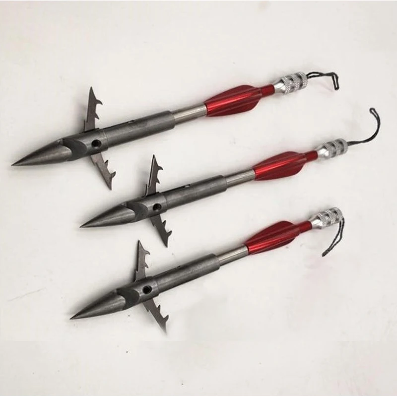 

3PC Stainless Steel Fish Dart for Slingshot Fishing 140mm Bullet Head Hunting Shooting Darts Fishing Gear Accessories 2019