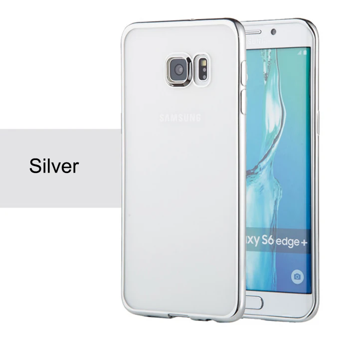 Роскошный чехол Nephy с рамкой из ТПУ для Samsung Galaxy S5 S6 S7 Edge Plus ультратонкий