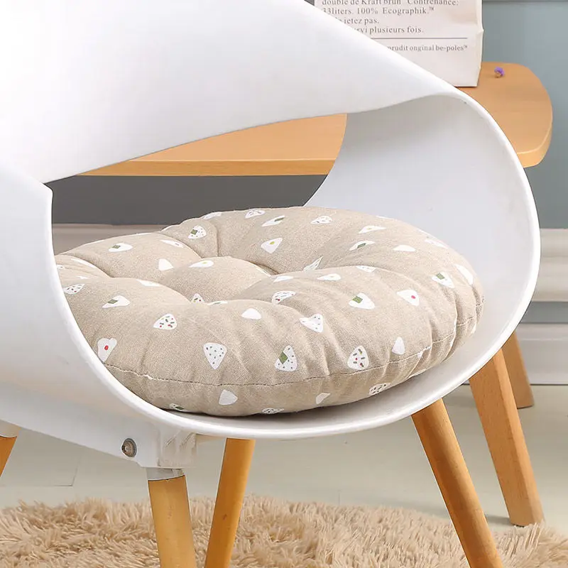 Красочная подушка на сиденье с принтом для стула декоративная подушка для сидения круглая подушка для стула татами подушка для сидения коврик для спальни