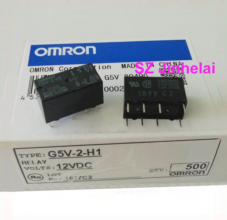 10 Pz Omron G5V-2-H1 24Vdc 12Vdc 5Vdc Autentico Relè Di Segnale Originale Dc24V Dc12V Dc5V