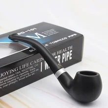 Винтажная черная смола Enchase курительная трубка табачные сигареты трубка дымовая трубка 14 см подарок аксессуары для дыма дропшиппинг LF06