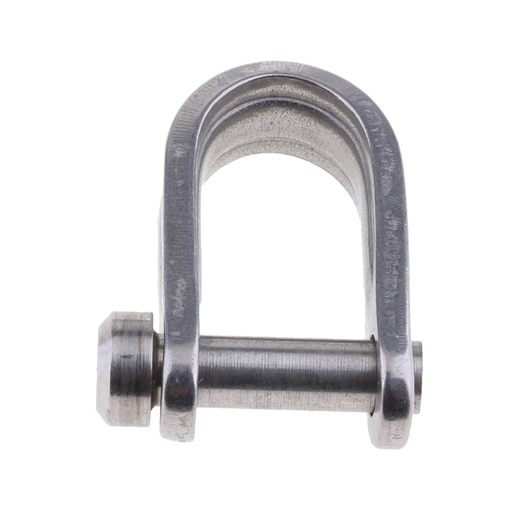 1 Pcs 316 Stainless Steel D Shape Shackle Screw Pin For Marine Shade Sail Boat Shade Sail Etc 7mm D Shackle