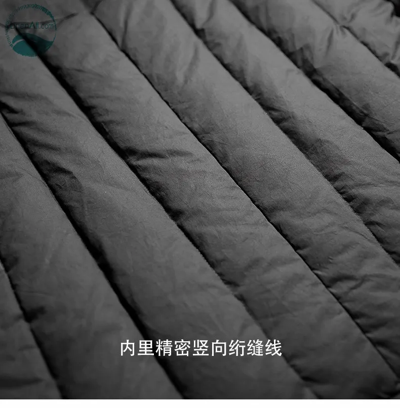 Linenall оригинальные мужские в китайском стиле зимние повседневные толстые рами черная короткая пуховая куртка мужской свободные QF