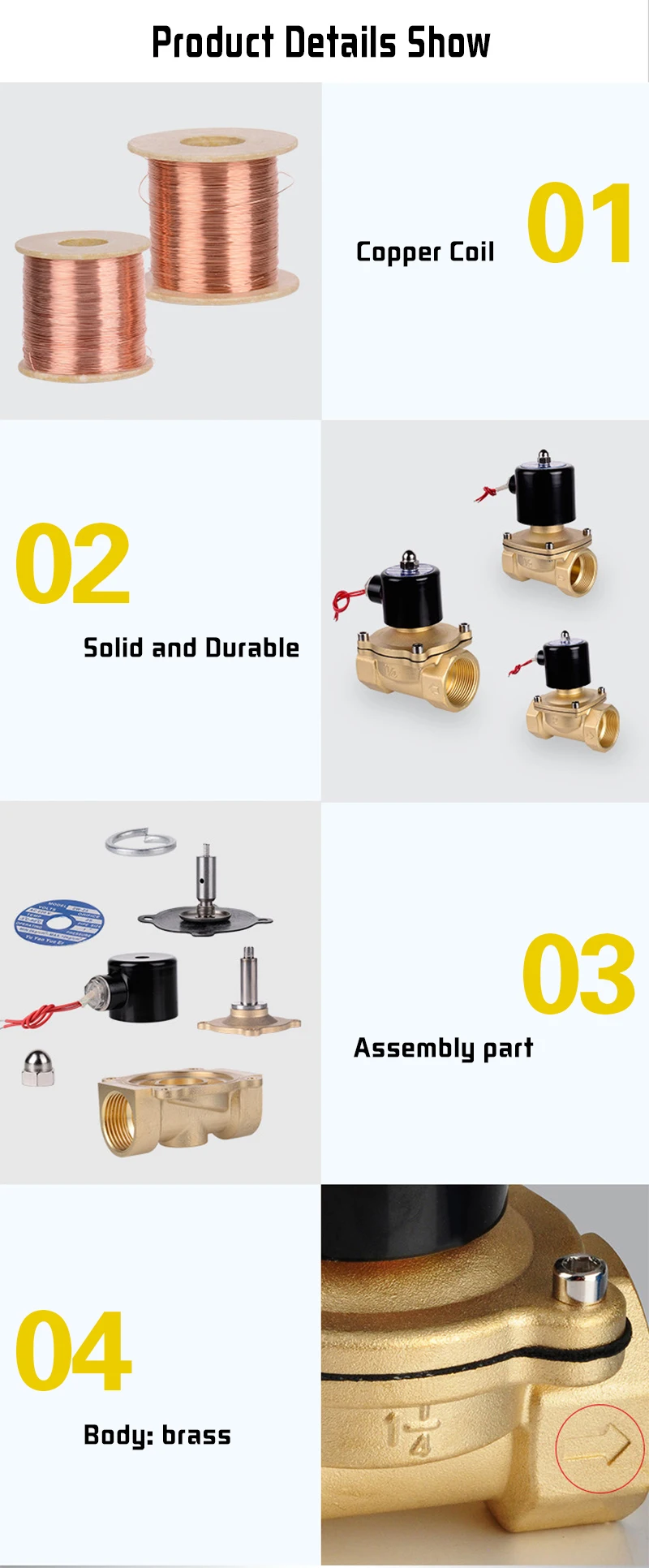 1/" 1/8" 1/" 3/4" " 1,2" AC220V DC12V/24 V электромагнитный клапан пневматический клапан для воды, воздуха на дизельном топливе, керосине внутренний NC