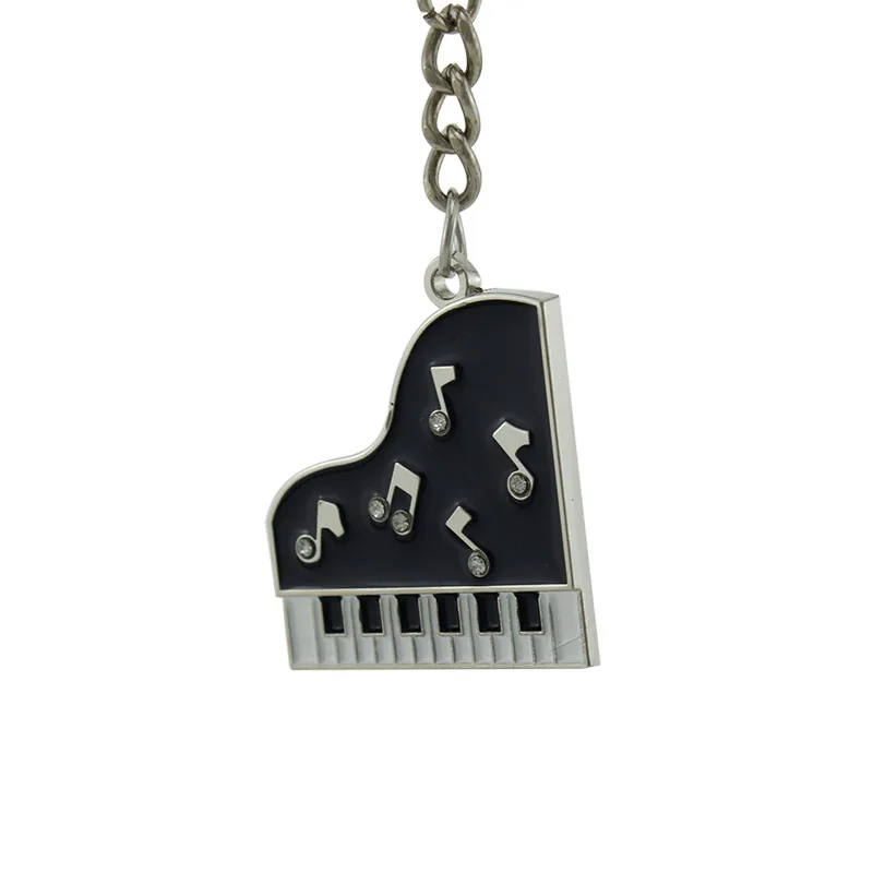 TAFREE пианино кулон брелок на ключи с кольцом из сплава музыкальные клавиатуры стиль брелок держатель подарок Модные аксессуары