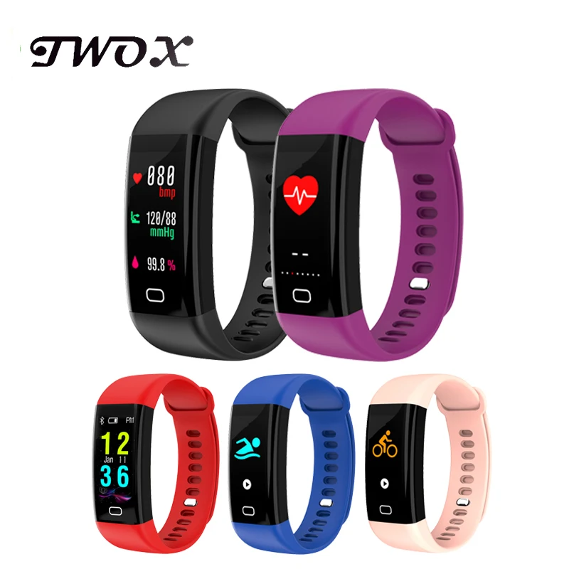 

F07 H20 Smart Band Color Screen IP68 Waterproof Heart Rate Fitness bracelet with Blood Pressure Oxygen Monitor Smartband PK QS90