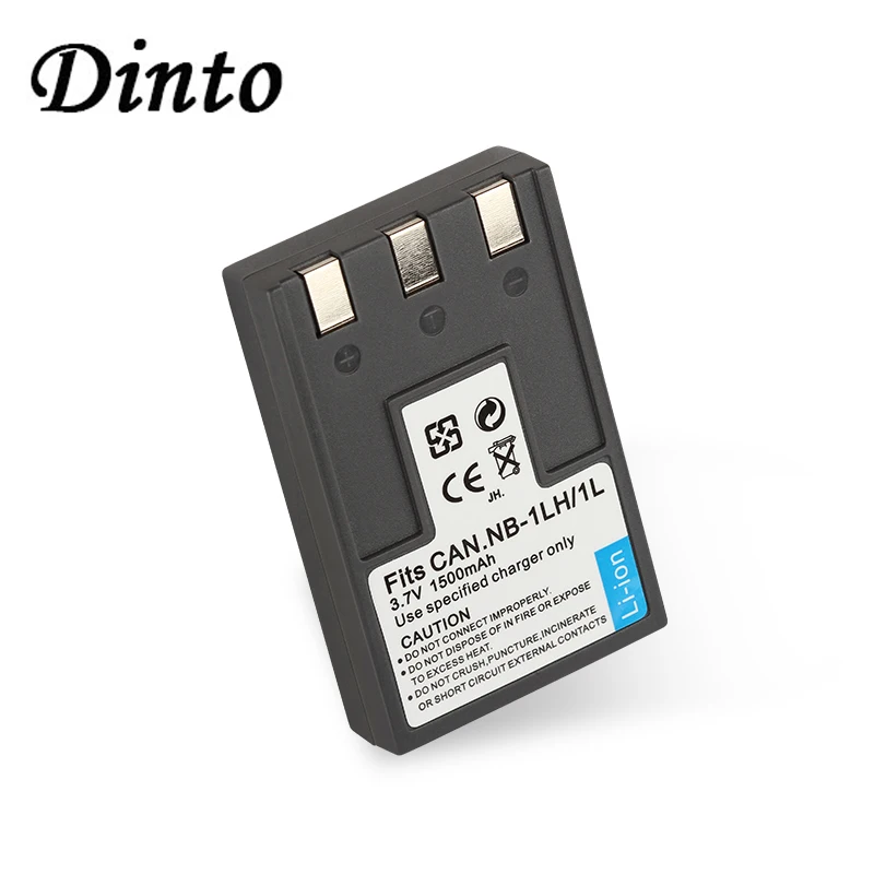 Dinto 3 7 V 1500 мА/ч 1 шт. NB-1L NB1LH NB 1L цифровой Камера Батарея объектива Цифрового