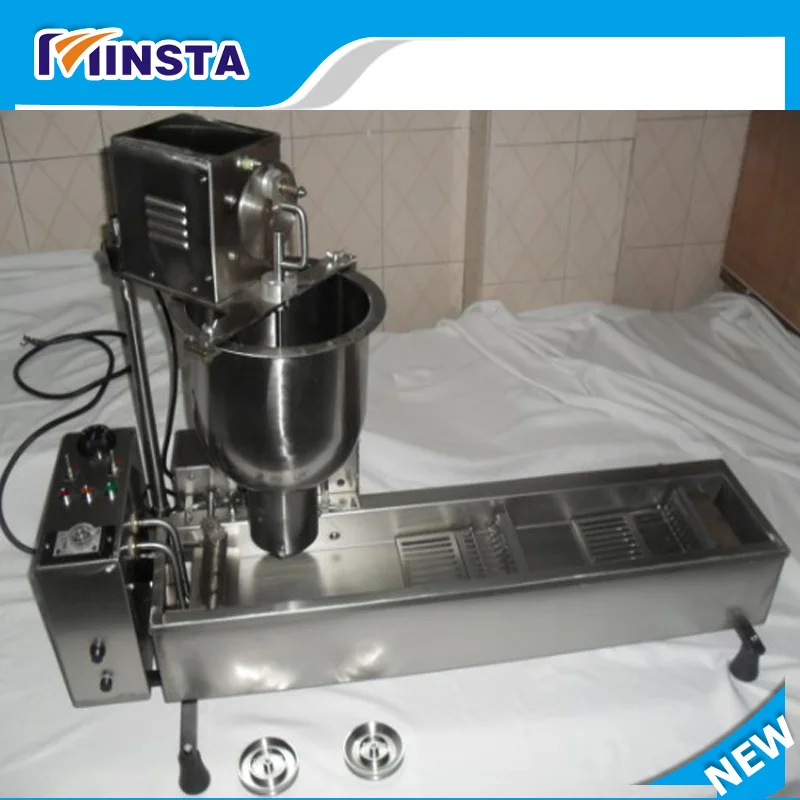 

304 Stainless steel professional donut machine/mini automatic donut making machines with 3 mould