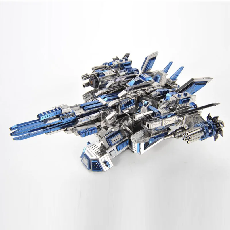 Microworld механический пилот 1 космический корабль 3D металлический пазл DIY сборные