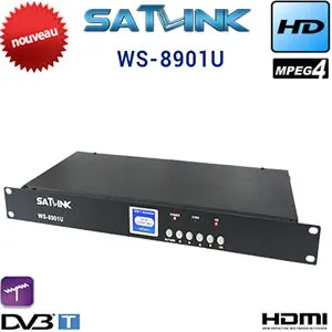 

SATLINK Professional DVB-T Modulator WS-8901U SATLink in 19"rack Test Free IPTV Account subcription m3u cccam