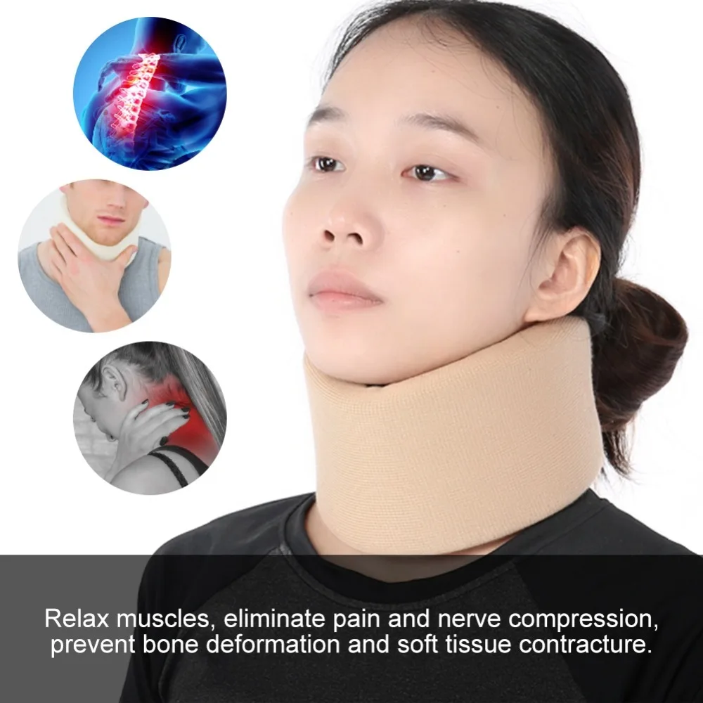 Adjustable Soft Foam Neck Brace Support Medical Cervical Collar Vertebra Dislocation Fixation