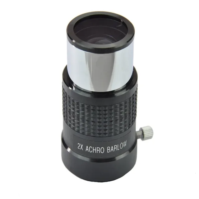 1.25 Inch 2x Achromatic T Adapter / Barlow Lens for Newtonian telescope