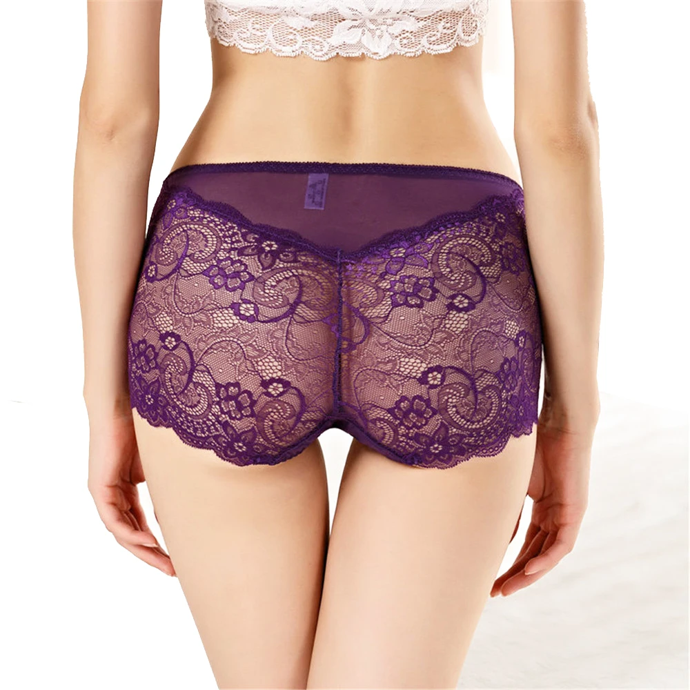 

1PC 2019 Spring New Women Sexy Lace Panties High Waist Seamless Cotton Panties Sexy Underwear Briefs Intimates Women Underpants