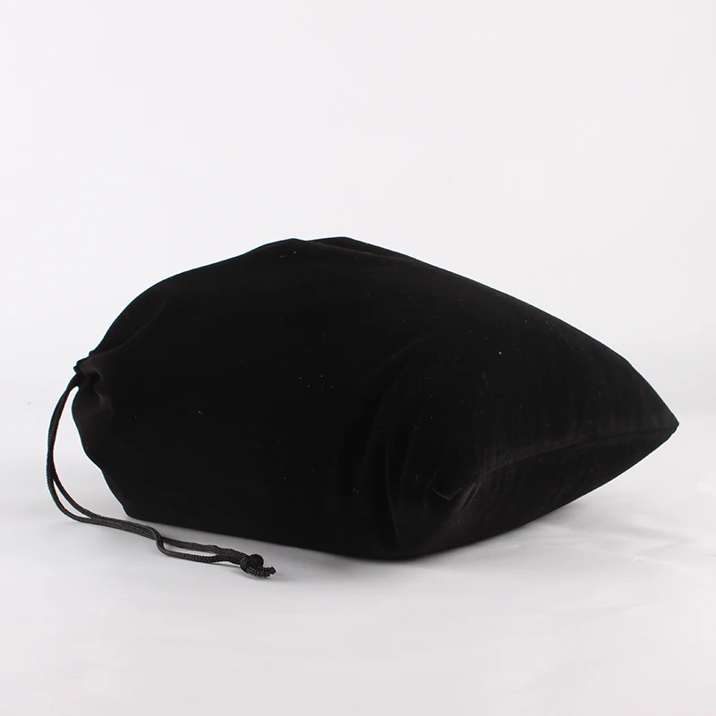 10 шт./лот 25*30 см, черного цвета с индивидуальными принтами Свадебные бархатный шнурок мешок большой Упакованные мешоки