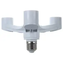 3-1 светильник с цоколем E27, разветвитель, Базовый адаптер для прожектора и лампы CFL и светодиодный светильник