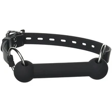 Volledige Siliconen Paard Bit Gag, Bijten Trainer Bar Zachte Bal Gag, BDSM Bondage, adult Sex Toys Voor Paar(China)