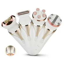 5в1 средство для снятия макияжа для лица комплект для удаления волос женский эпилятор электрический женский перезаряжаемый бикини триммер для ног Женская бритва для депиляции подбородка