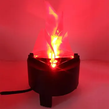

LED Flame Stage Lights Virtual Fake Fire Light US/EU Led Cloth Silk Flame Lamp Party KTV Lighting Bar Holiday restaurant decor