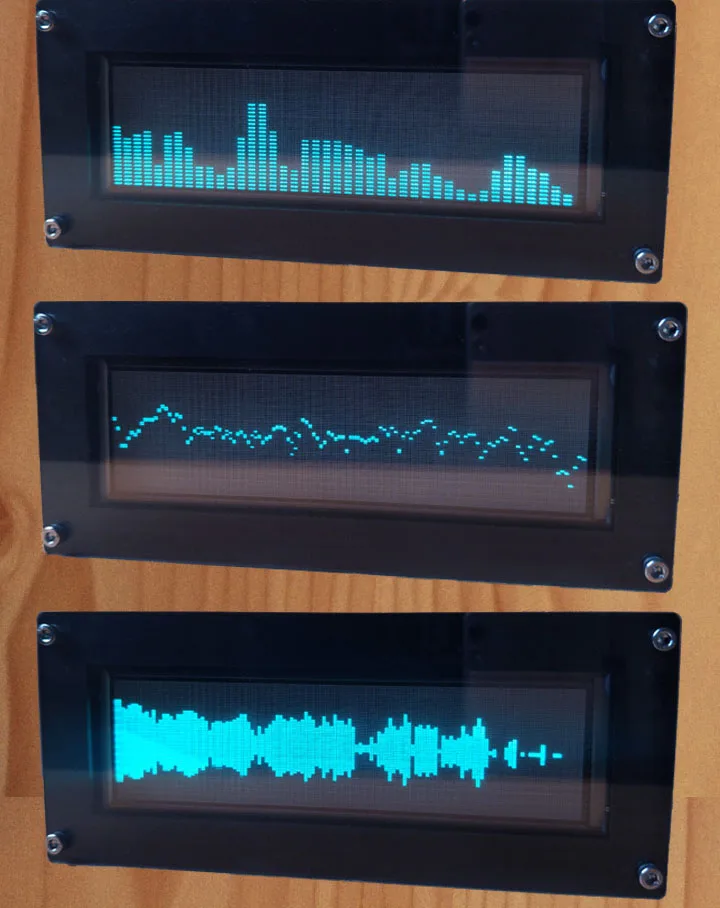 Wi-Fi VFD музыкальный анализатор спектра часов MP3 PC усилитель аудио индикатор уровня музыкальный ритм анализатор VU метр