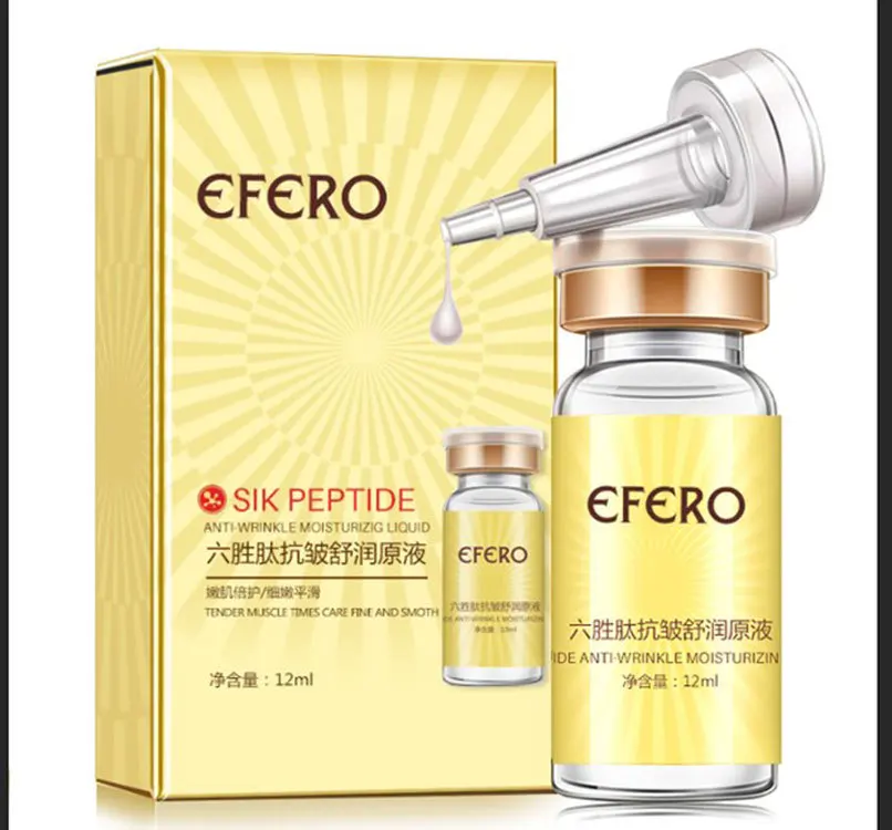 Efero Argireline гиалуроновой Сыворотки шесть пептиды AntiAging морщин Сыворотка отбеливающая крем против акне рубцов эссенция для удаления лицо CreamTSLM1