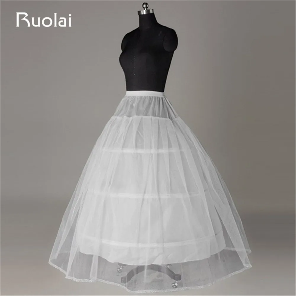 Cheap 2017 Hot Sale 3 Hoop Ball font b Gown b font Crinoline font b Bridal