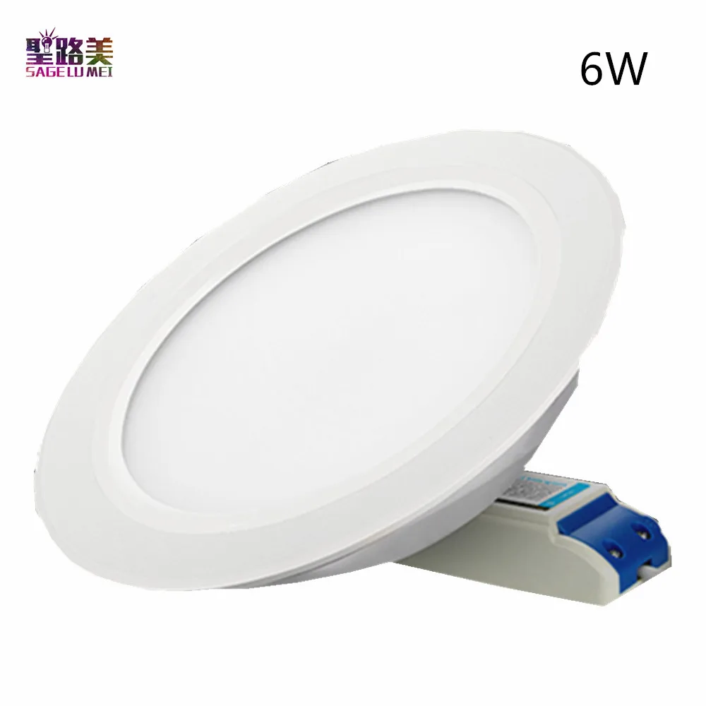 2 4G RGB + CCT светодиодный светильник 6 Вт 12 Mi AC 110 В 220 светильник-панель круглый с