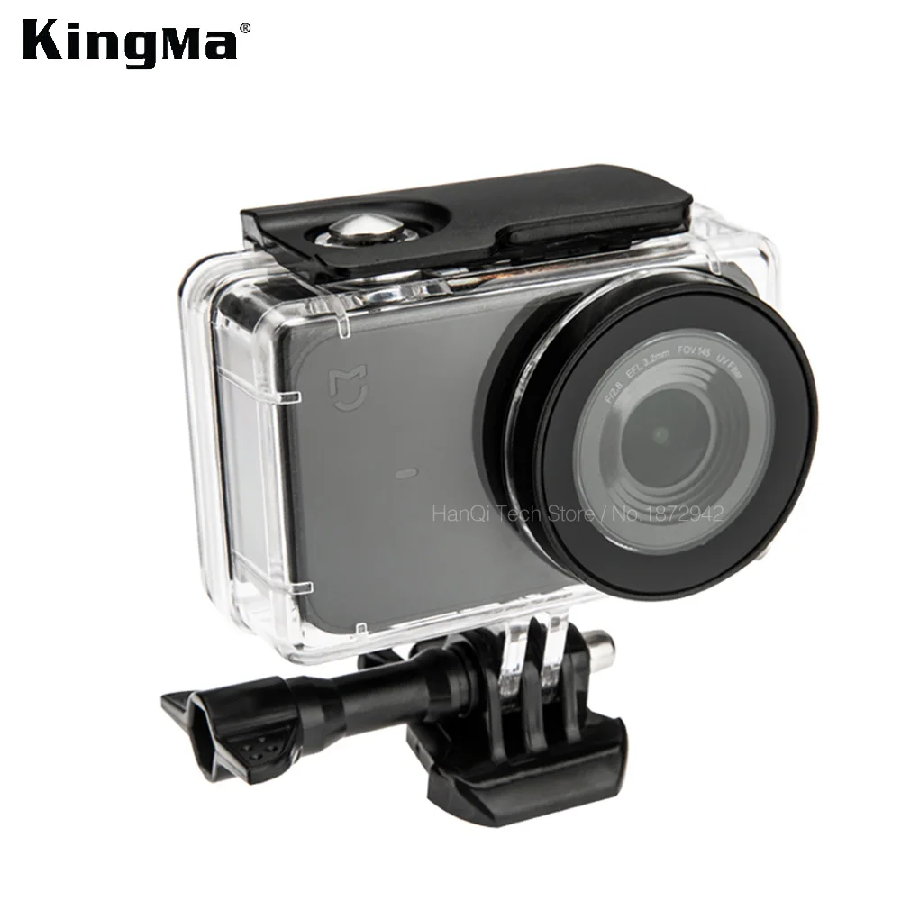 Водонепроницаемый чехол KingMa 45 м для дайвинга для Xiaomi Mijia 4 K Mini Action camera, чехол для Mijia Mini camera, Защитный корпус