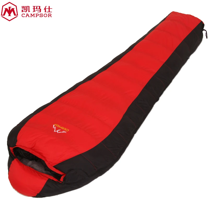 

CAMPSOR Outdoor Camping Waterproof Fleece Sleeping Bag Winter Down Sleeping Bag Duck Down Nylon Schlafsack