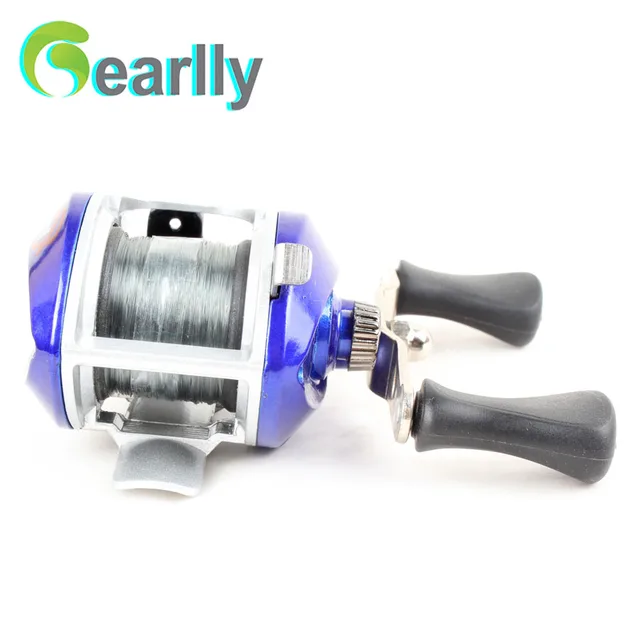 Best Offers Gearlly 3 BB Bait Casting Baitcasting Jig Mini Right Hand Fishing Reel Feeder Carp China Equipment Gear Sea Spool Peche Wheel