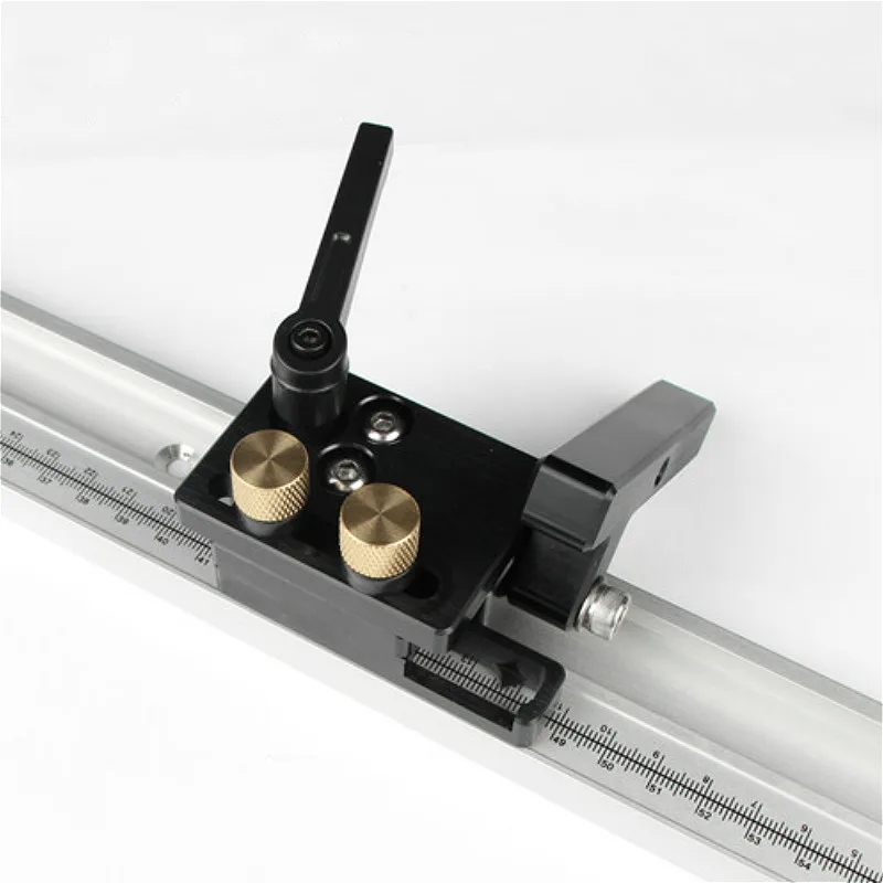 

Aluminum Alloy T-Tracks with Scale and Miter Track Stop and T- Slot Miter Bar Track Router Table Saw Woodworking Workbench DIY