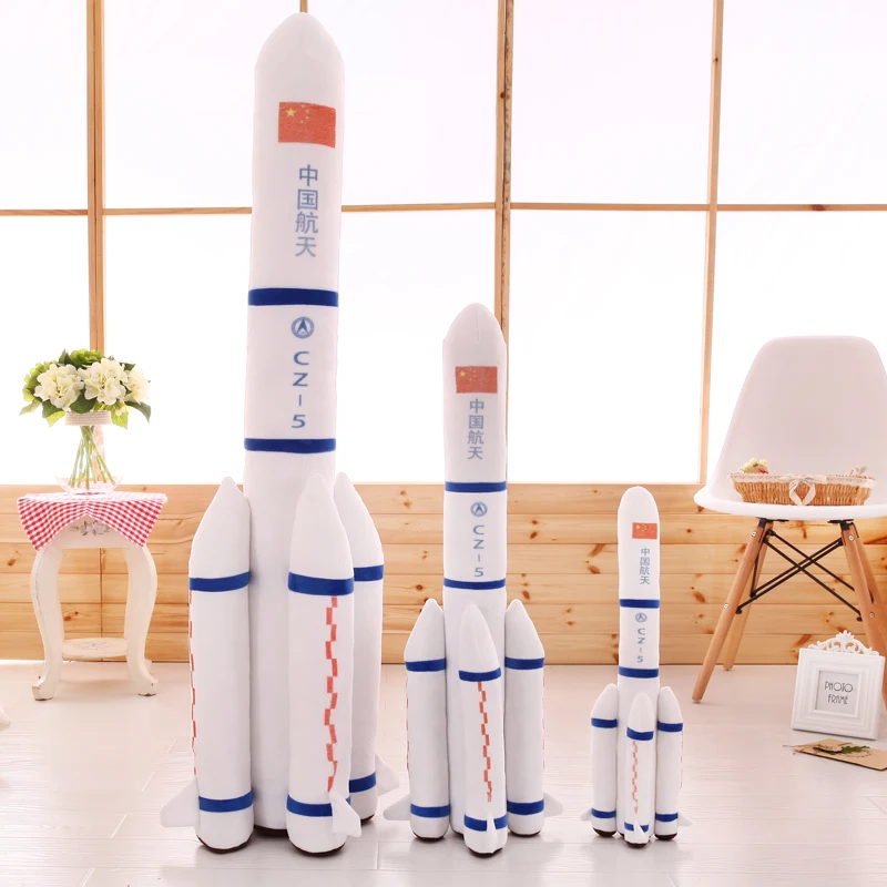 Candice guo, плюшевая игрушка, Китай, авиакосмическое пространство, летная пусковая установка, модель ракеты, CN-5, подушка для отдыха, детский подарок, 1 шт