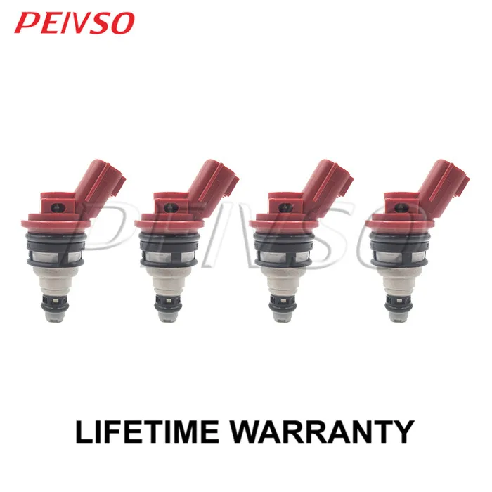 

PEIVSO 4pcs 16600-53J03 A46-00 Fuel Injector For NISSAN 200SX 95~98 240SX 91~98 NX 91~93 SENTRA 91~99 2.0L L4 ALTIMA 2.4L L4